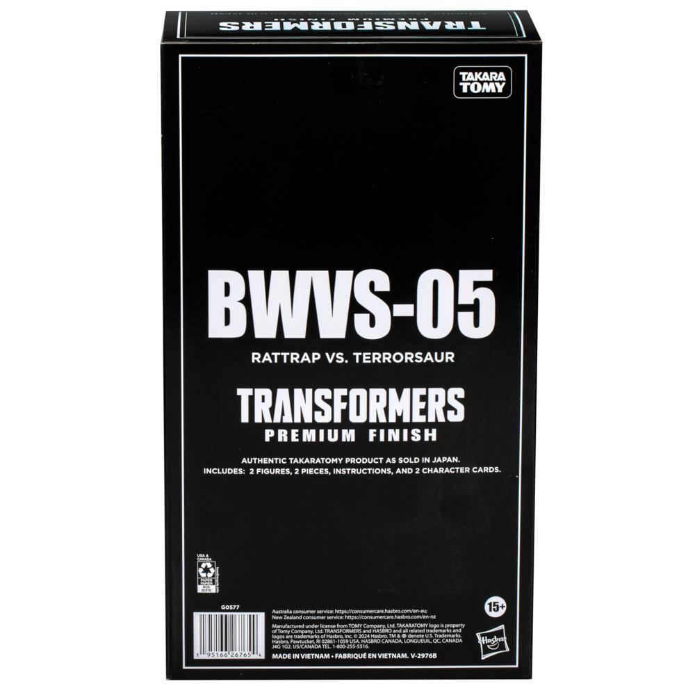 Transformers Takara Tomy BWVS-05 Rattrap vs Terrorsaur 2-Pack Converting Action Figures - Image 3