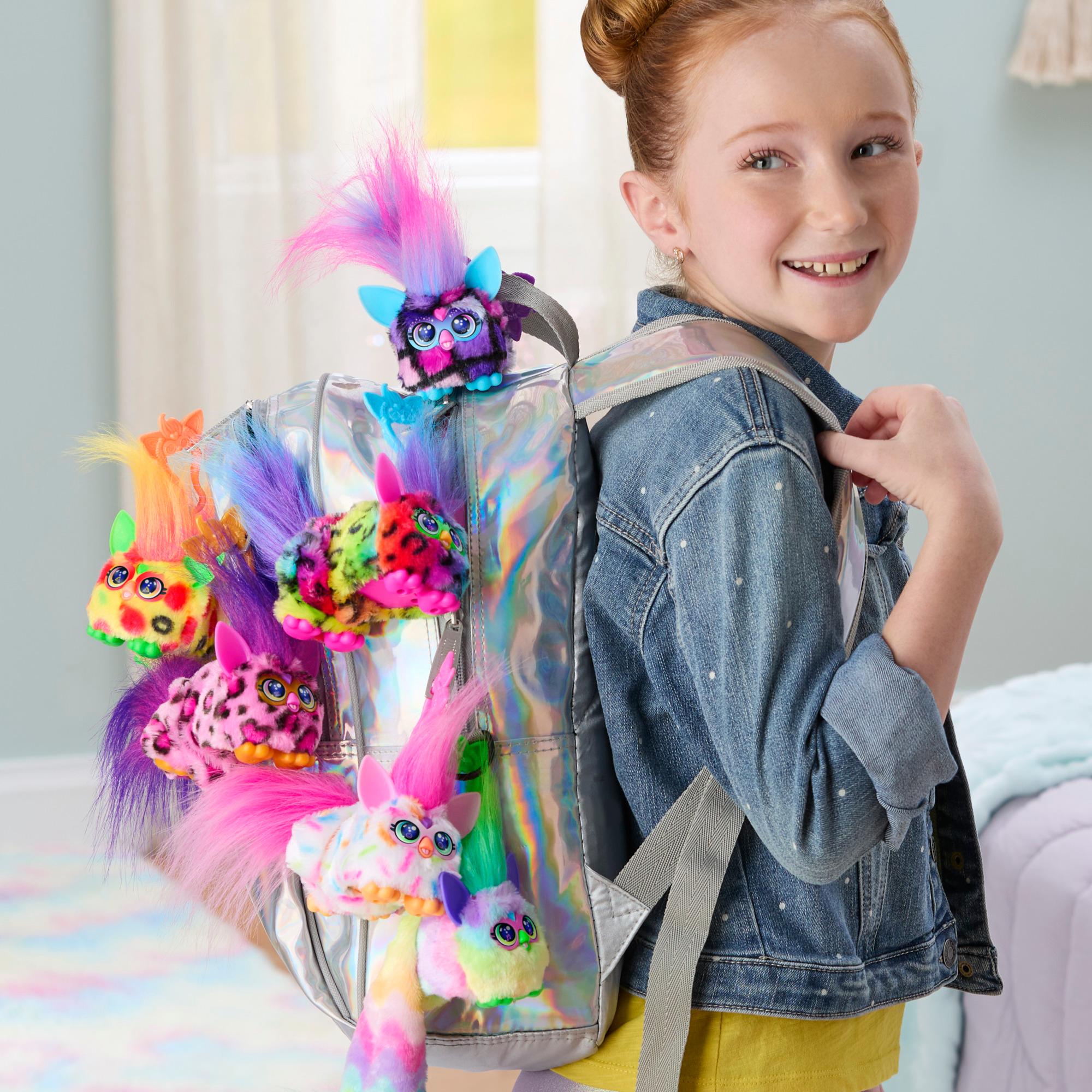 Furby DJ Furblets Rain-Bow-Kat Mini Electronic Plush Toy for Girls Boys 6 - Image 4