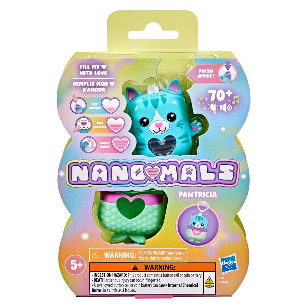 Hasbro Nano-mals?Pawtricia the Blue Kitty Electronic Fidget Pet - Image 7