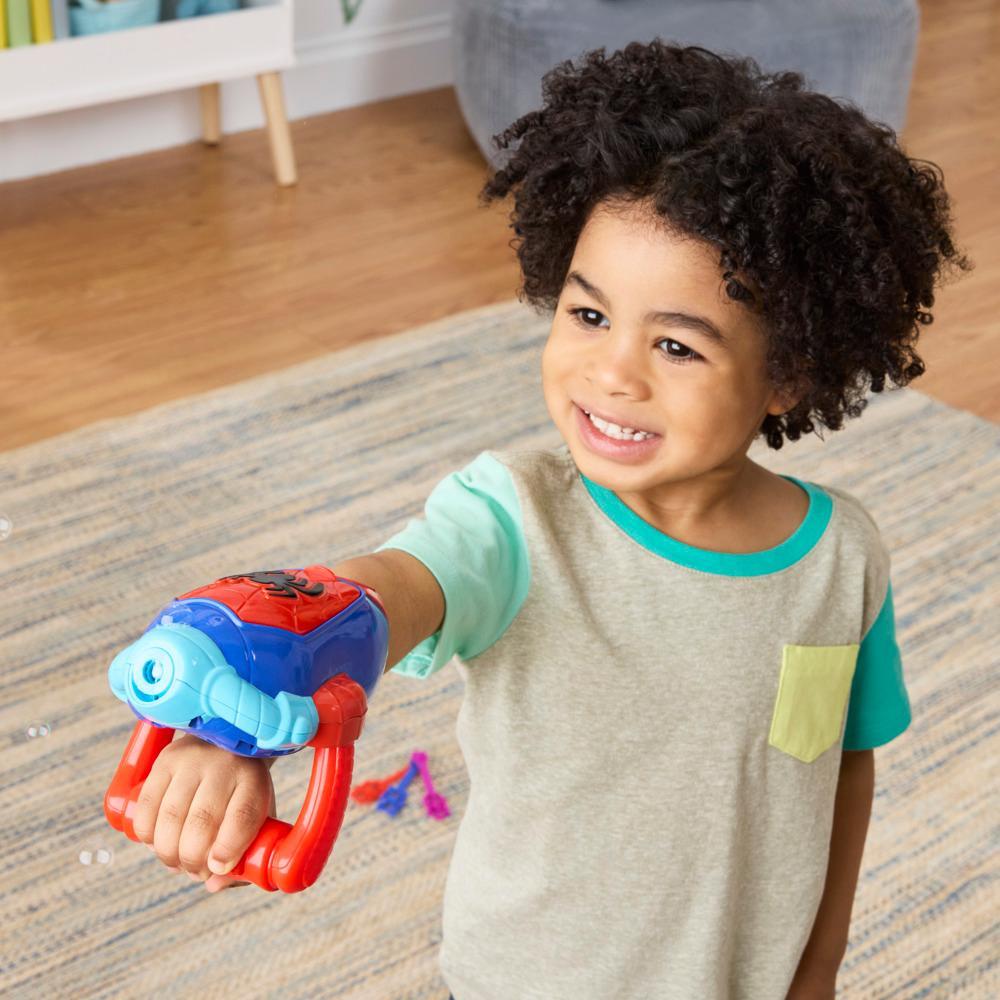 Marvel Spidey and His Amazing Friends Water-Webs Bubble Slinger Electronic Role Play Toy - Image 4