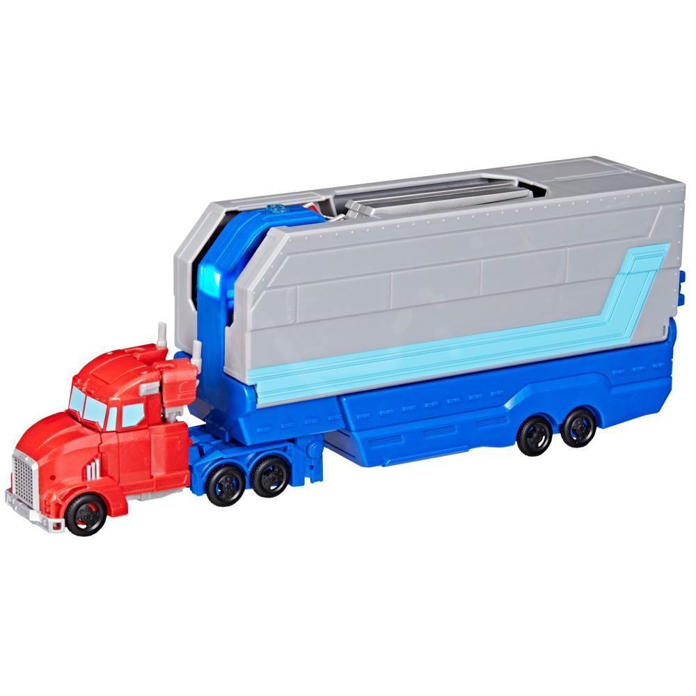 Transformers EarthSpark Optimus Prime Battle Trailer Playset - Image 3