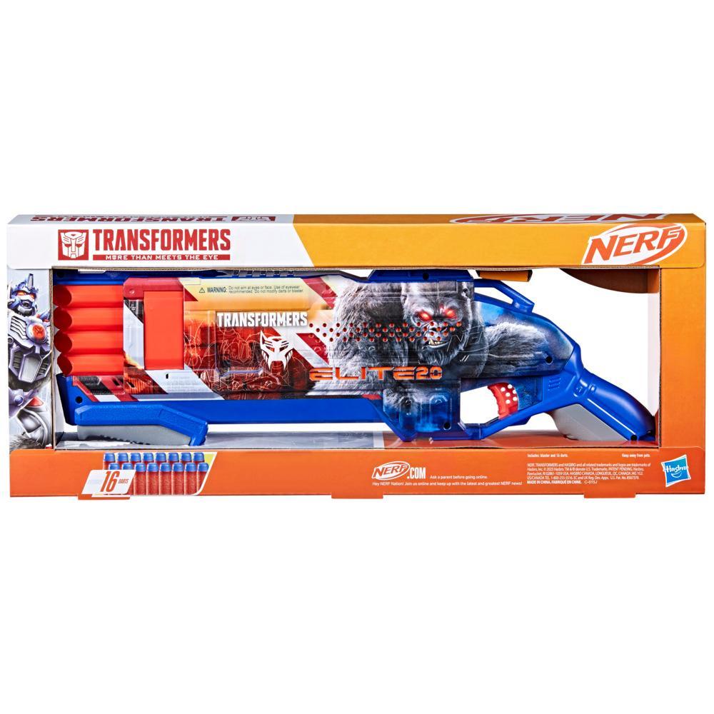 Nerf Transformers Optimus Primal Dart Blaster 16 Nerf Elite Darts Gifts for 8 Year Old Boys Girls Up - Image 3