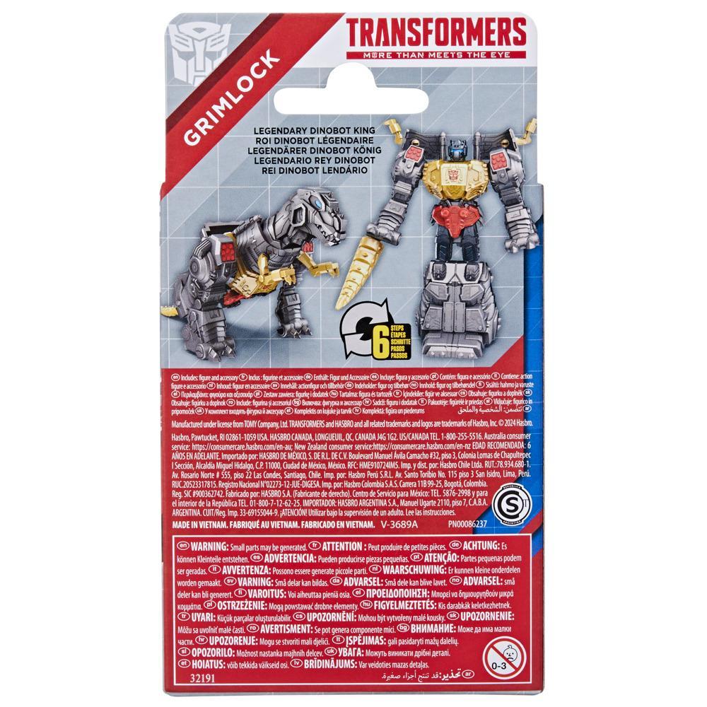 Transformers Toys Authentics Bravo Grimlock 45 Action Figures for Kids Ages 6 - Image 3