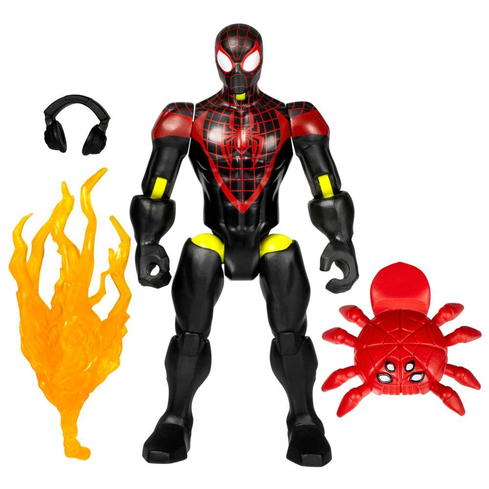 MixMashers Marvel Miles Morales Spider-Man Mix-And-Match Action Figure Accessories - Image 6