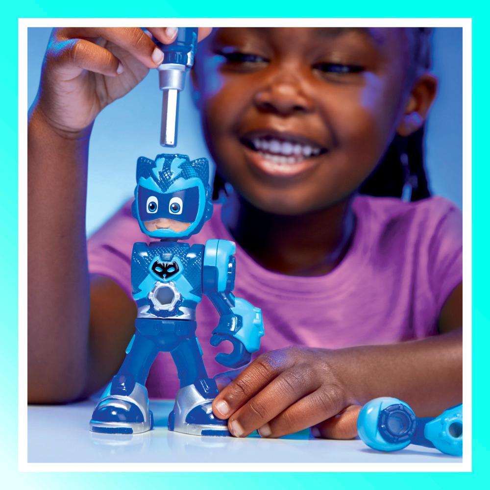 PJ Masks Power Heroes Buildable Heroes Catboy Preschool Superhero Toy for Boys and Girls - Image 4