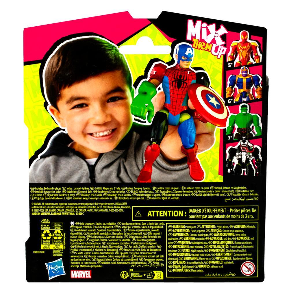 MixMashers Marvel Captain America Avengers Mix-And-Match Action Figure Accessories