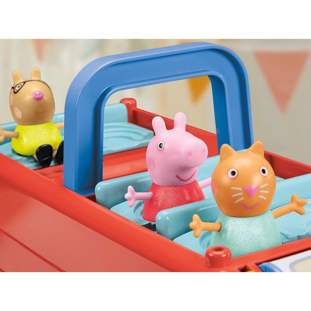 Peppa Pig Toys Peppas 2-in-1 Party Bus Playset with 3 Figures Preschool Toys for 3 - Image 3