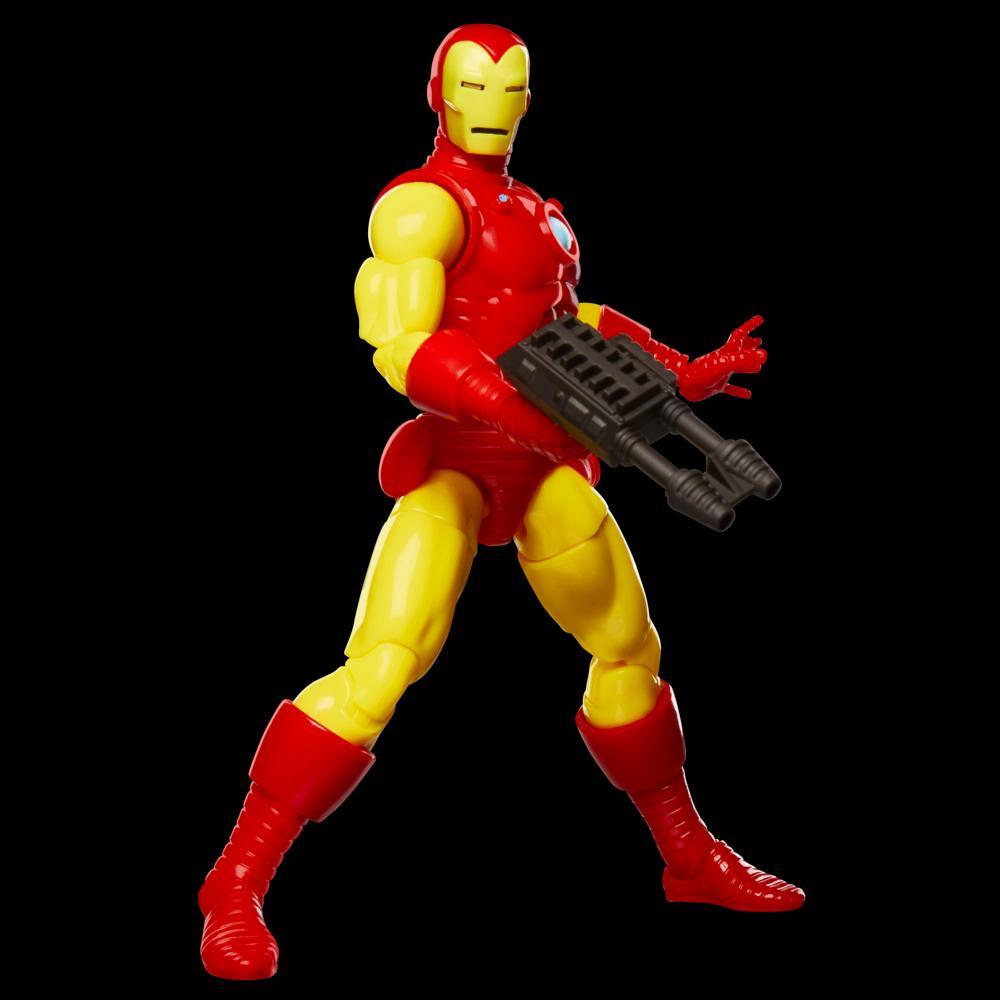 Marvel Legends Series Iron Man Retro Marvel Comics Collectible Action Figure 6 - Image 3