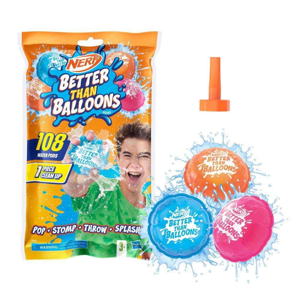 Nerf Better Than Balloons Brand Water Toys 108 Pods Easy 1 Piece Clean Up Ages 3 - Image 7