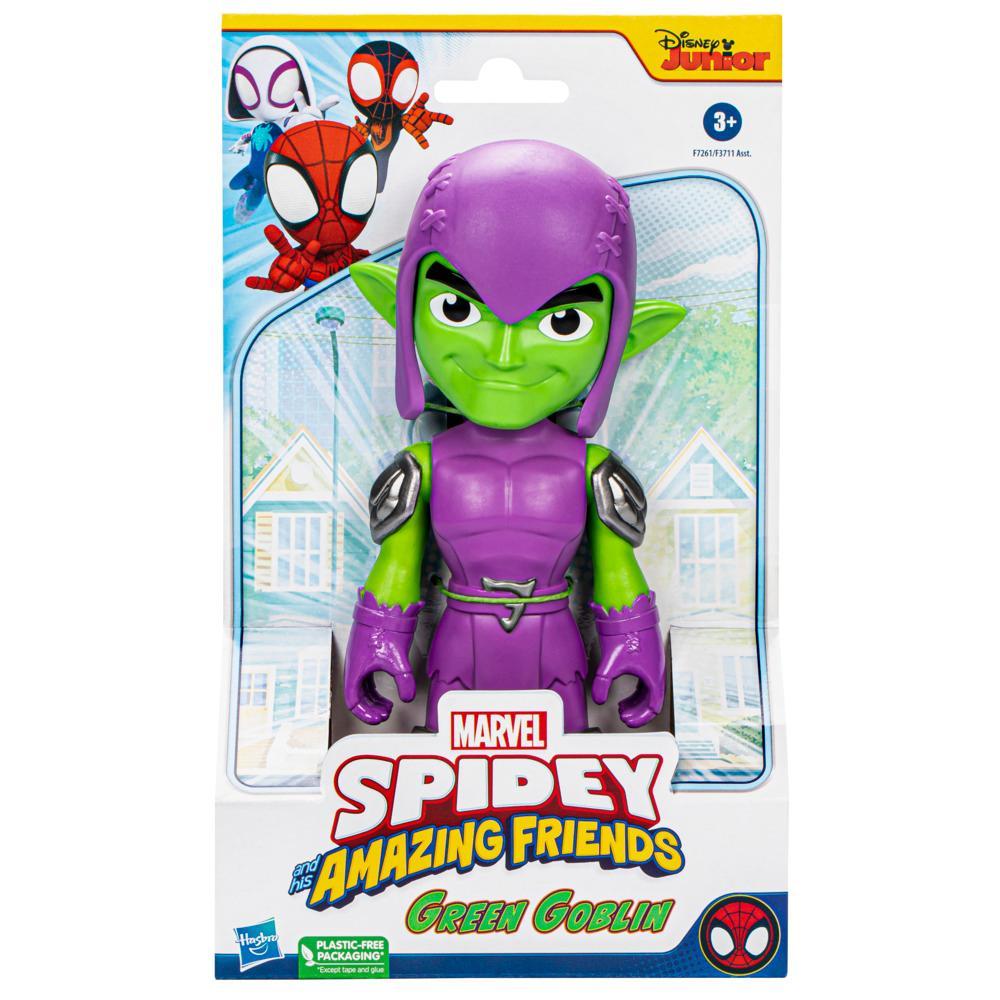Marvel Spidey and His Amazing Friends Supersized Green Goblin Figure Preschool Toys - Image 2