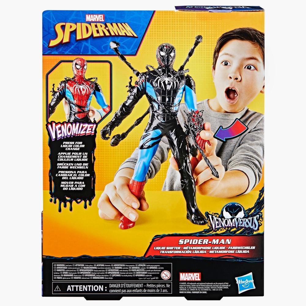 Marvel Spider-Man VenomVersus Spider-Man Liquid Shifter Action Figure with Accessories - Image 8