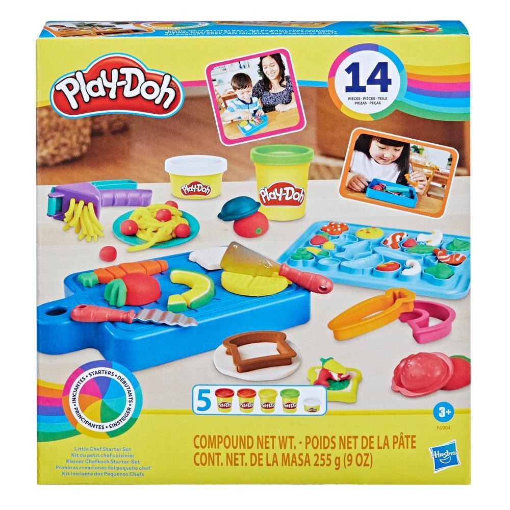 Play-Doh Little Chef Starter Set with 14 Play Kitchen Accessories Kids Toys - Image 7