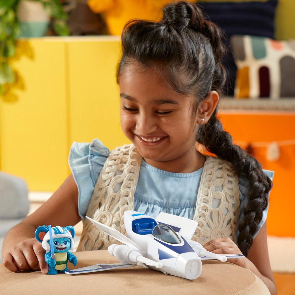 Star Wars Young Jedi Adventures Jedi Pilot Nubs Preschool Toys 4-Scale - Image 6