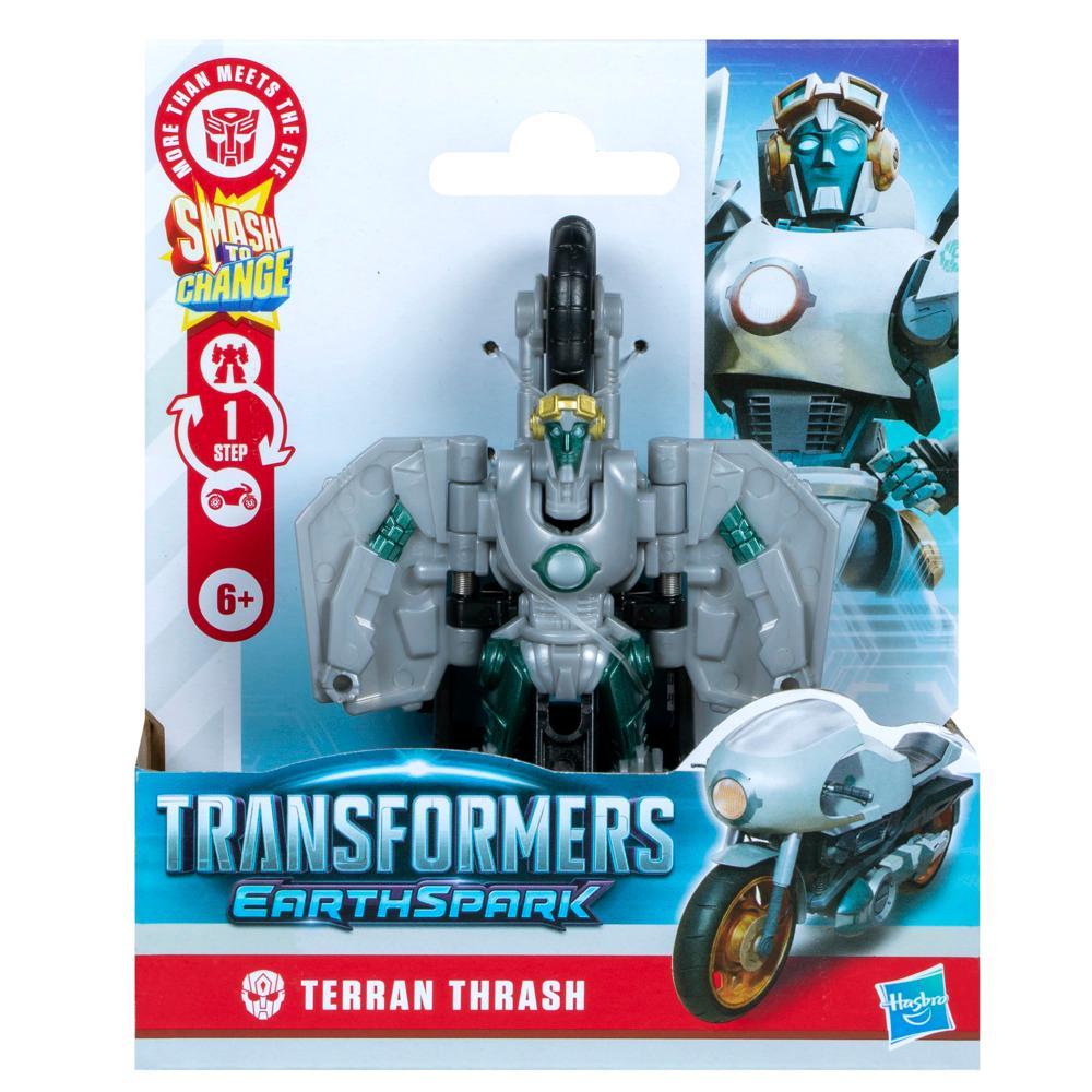 Transformers EarthSpark 1-Step Smash Changers Terran Thrash Action Figure - Image 7
