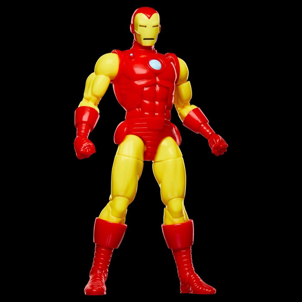 Marvel Legends Series Iron Man Retro Marvel Comics Collectible Action Figure 6 - Image 2