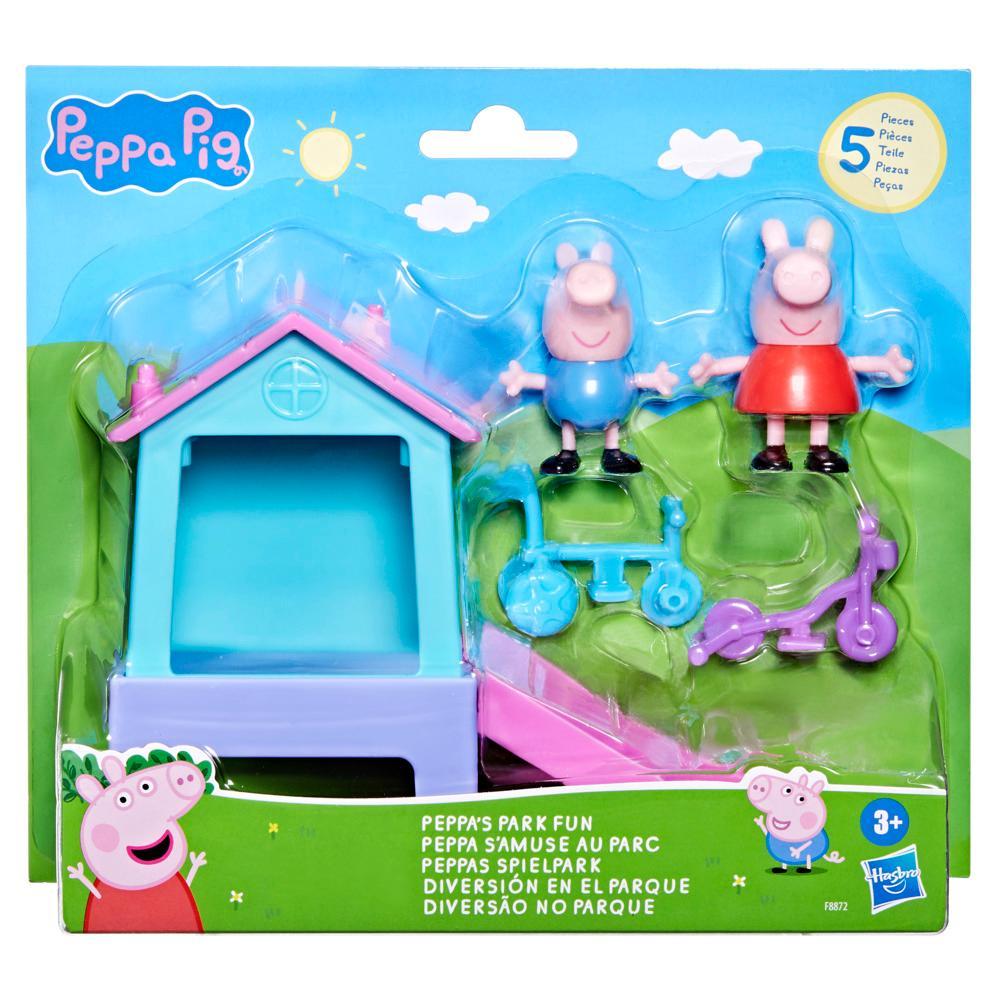 Peppa Pig Toys Peppas Park Fun Playset with 2 Figures Preschool Toys for Kids 3 - Image 2