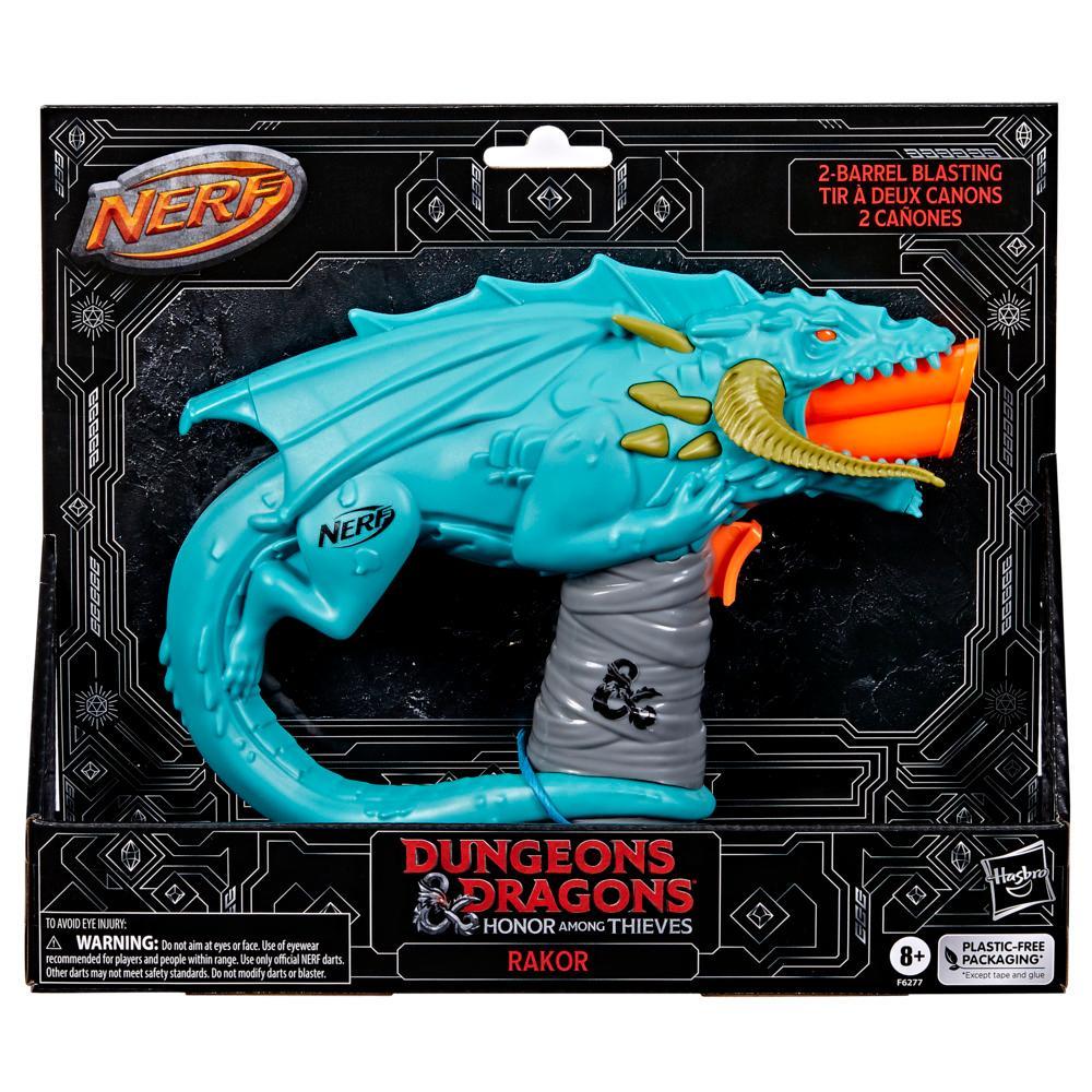 Nerf Dungeons Dragons Rakor Nerf Blaster and 4 Nerf Elite 20 Darts - Image 2
