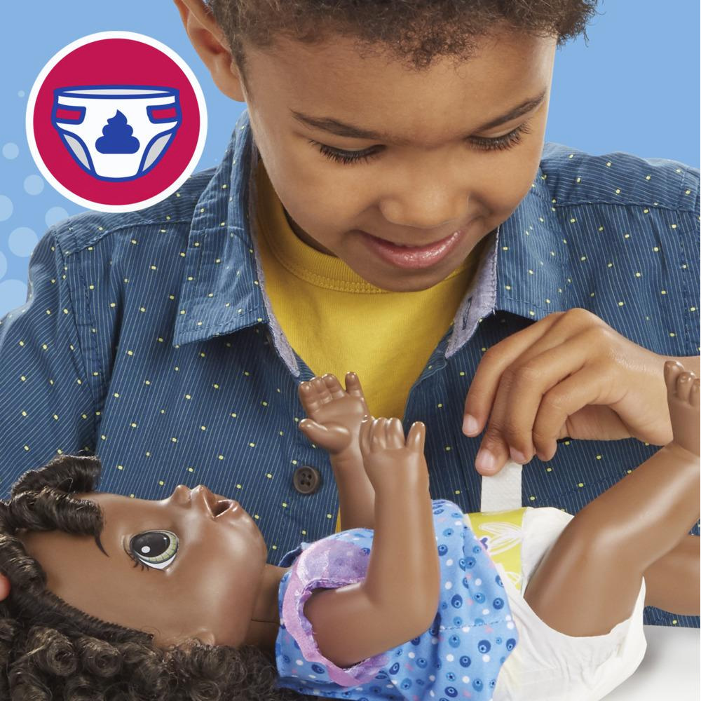 Baby Alive Magical Mixer Baby Doll Blueberry Blast Blender Accessories Drinks Wets Eats Toy for Kids Ages 3 and Up