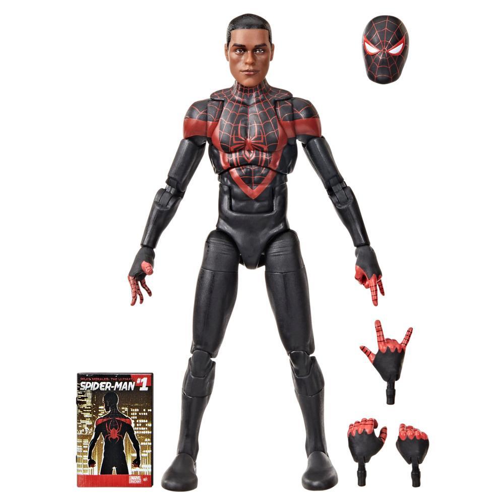 Marvel Legends Series Ultimate Miles Morales Spider-Man Action Figure - Image 6
