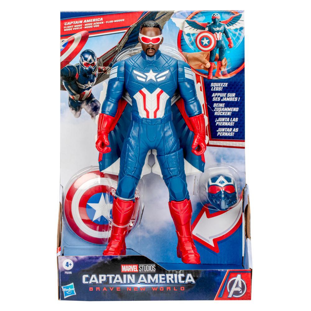 Marvel Avengers Captain America Brave New World Flight Mode Figure 9 22 cm Ages 4 - Image 7