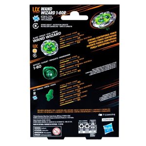 Beyblade X Wand Wizard 1-60R UX Starter Pack Top and Launcher