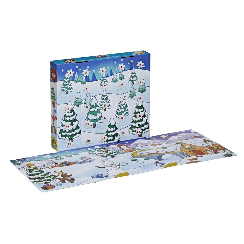 Play-Doh Advent Calendar Toy for Kids 3 Years and Up with Over 24 Surprises Playmats and 24 Play-Doh Cans