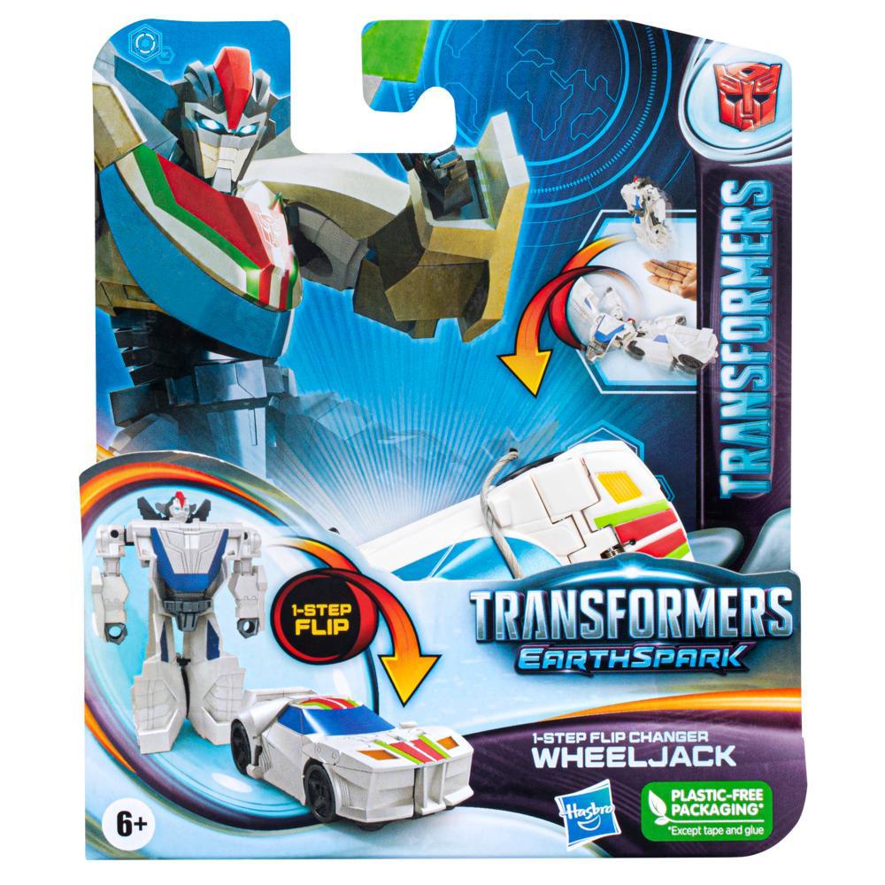 Transformers Toys EarthSpark 1-Step Flip Changer Wheeljack Action Figure - Image 6