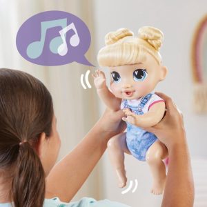 Baby Alive Crawl n Play Harper Hugs Doll Blonde Hair Electronic Kids Toys for Girls  Boys 3