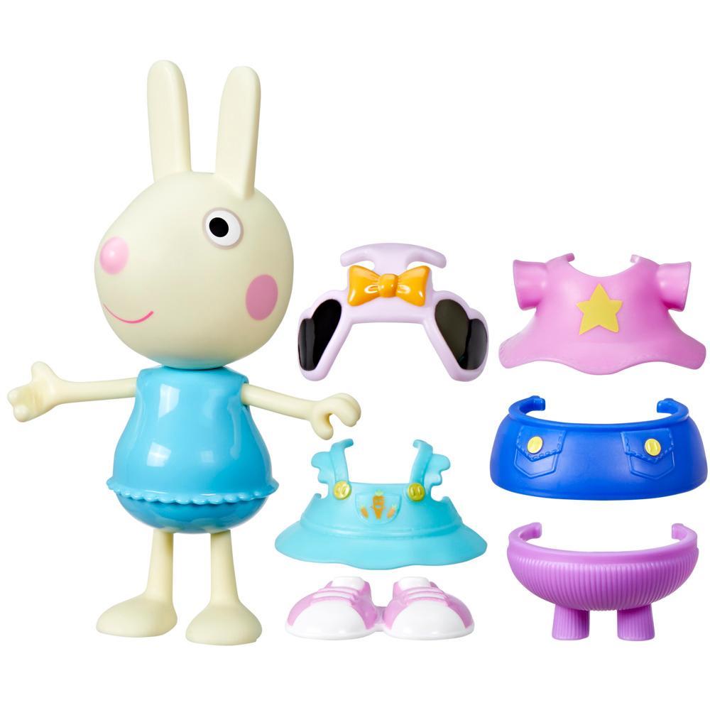 Peppa Pig Toys Rebecca Rabbit Dress-Up 6 Figure with 6 Fashion Accessories Preschool Toys 3 - Image 6