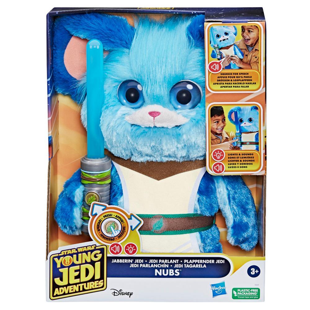 Star Wars Young Jedi Adventures Jabberin Jedi Nubs Star Wars Electronic Plush Preschool Toys - Image 7