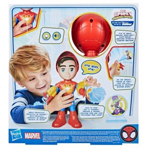 Marvel Spidey and His Amazing Friends Electronic Suit Up Spidey Action Figure Spider-Man Toys