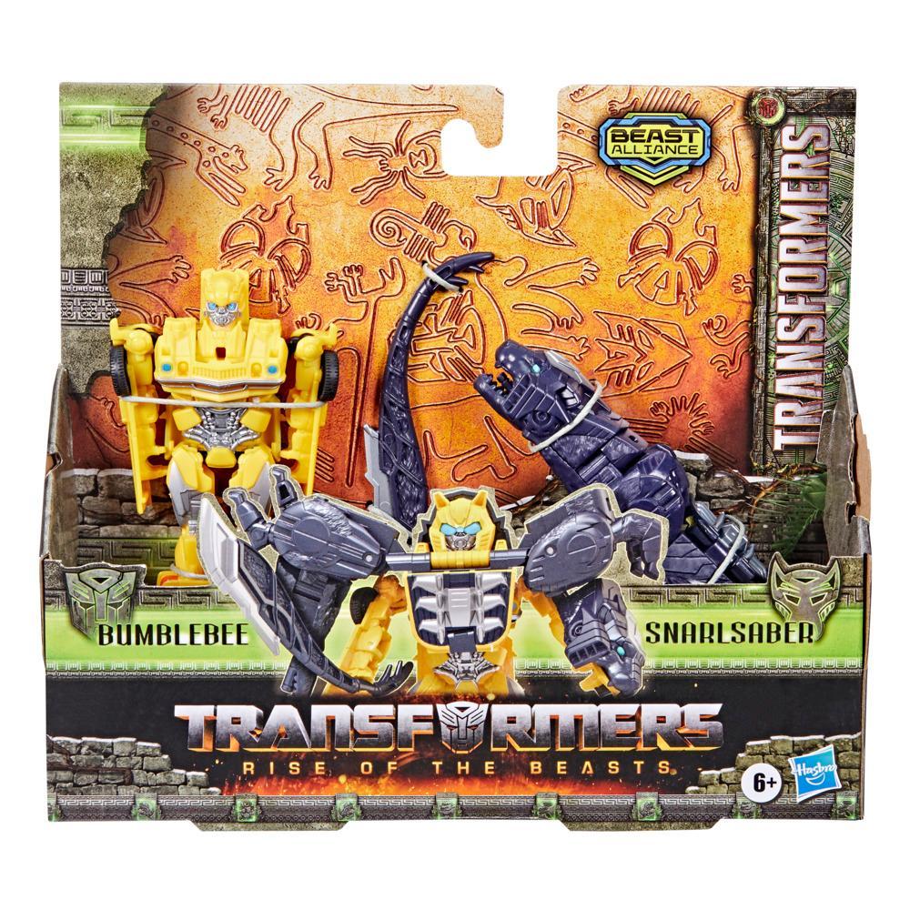 Transformers Rise of the Beasts Movie Beast Alliance Beast Combiners 2-Pack Bumblebee Toys 6 and Up 5-inch - Image 7