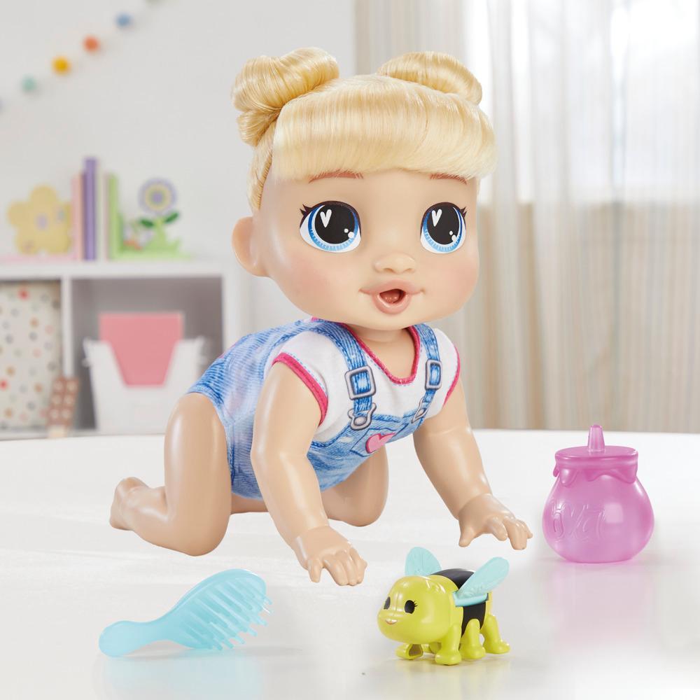 Baby Alive Crawl n Play Harper Hugs Doll Blonde Hair Electronic Kids Toys for Girls Boys 3 - Image 5