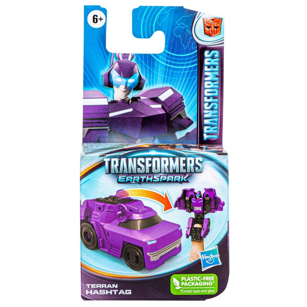 Transformers Toys EarthSpark Tacticon Terran Hashtag Action Figure - Image 2