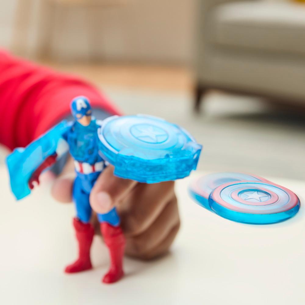 Marvel Avengers Epic World of Action Captain America Shield-Shot Cycle Vehicle Playset 4 - Image 3