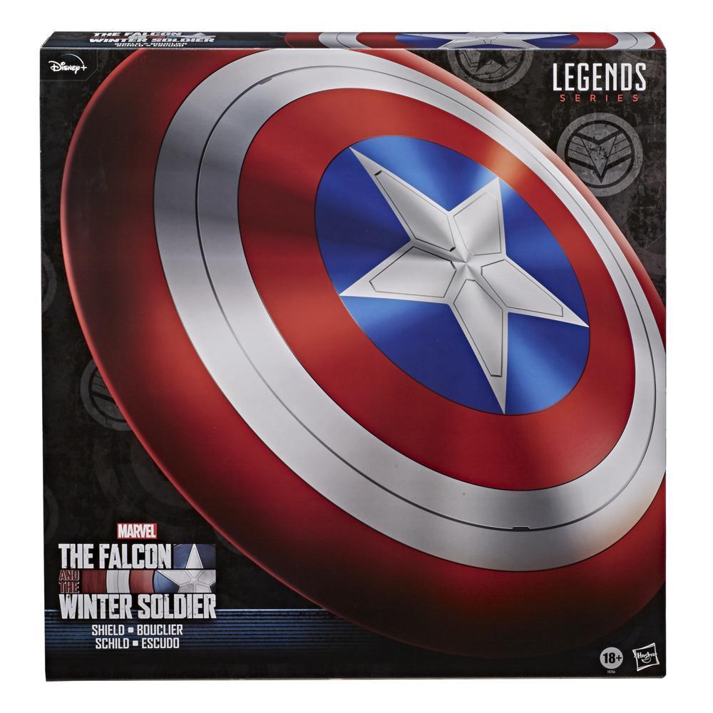 Hasbro Marvel Legends Series Falcon and Winter Soldier Captain America Premium Role Play Shield for Ages 18 and Up - Image 2
