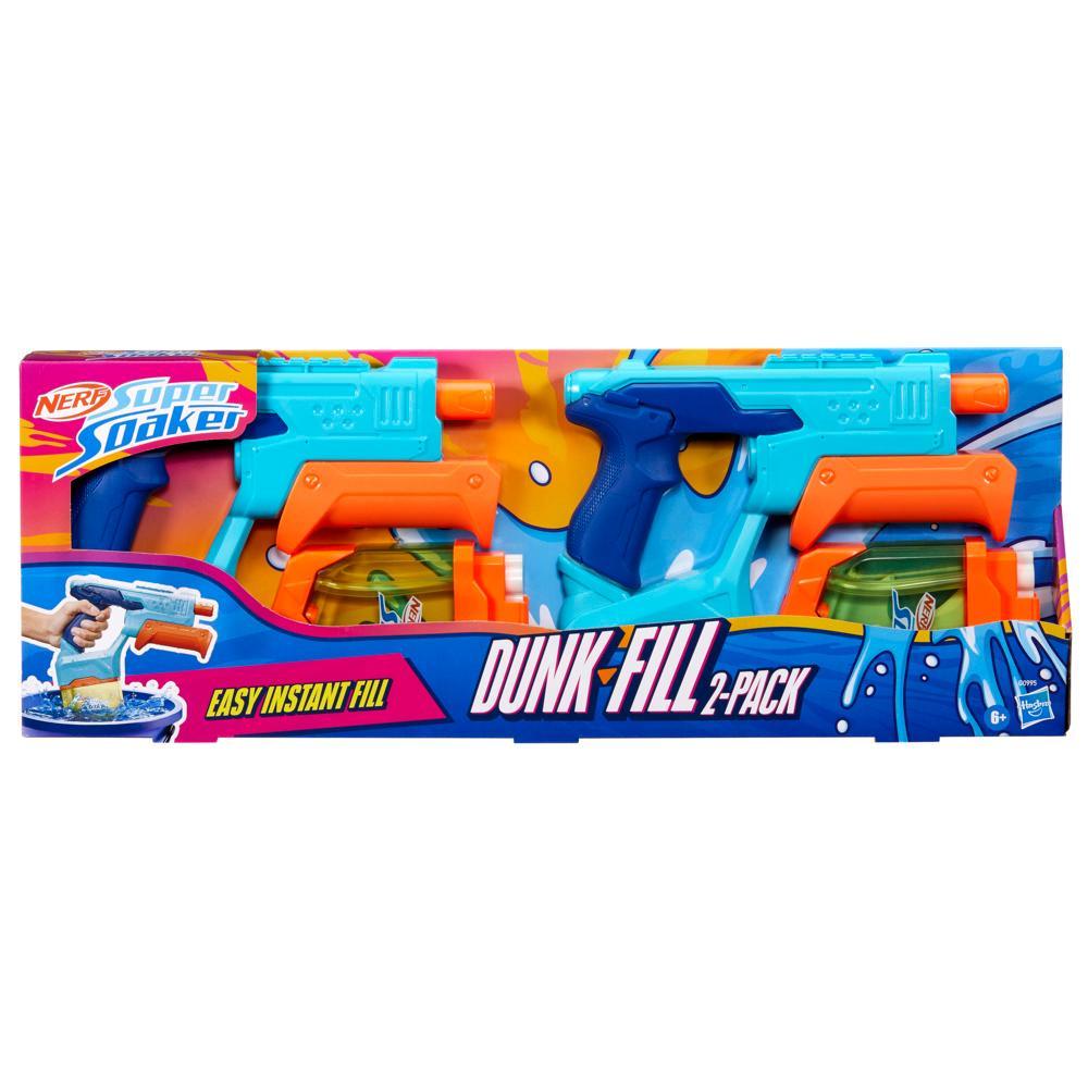 Nerf Super Soaker Dunk-Fill Water Blaster 2-Pack Instant Fill 11 Fluid Ounce Tanks Water Toys 6 - Image 7