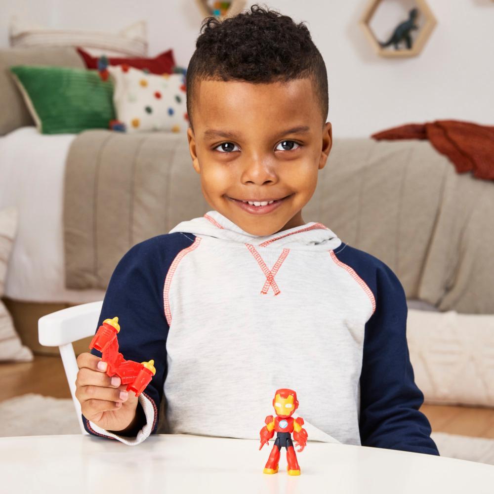 Marvel Iron Man and his Awesome Friends Iron Man Action Figure Toy with Accessory - Image 4