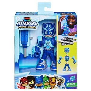 PJ Masks Power Heroes Buildable Heroes Catboy Preschool Superhero Toy for Boys and Girls