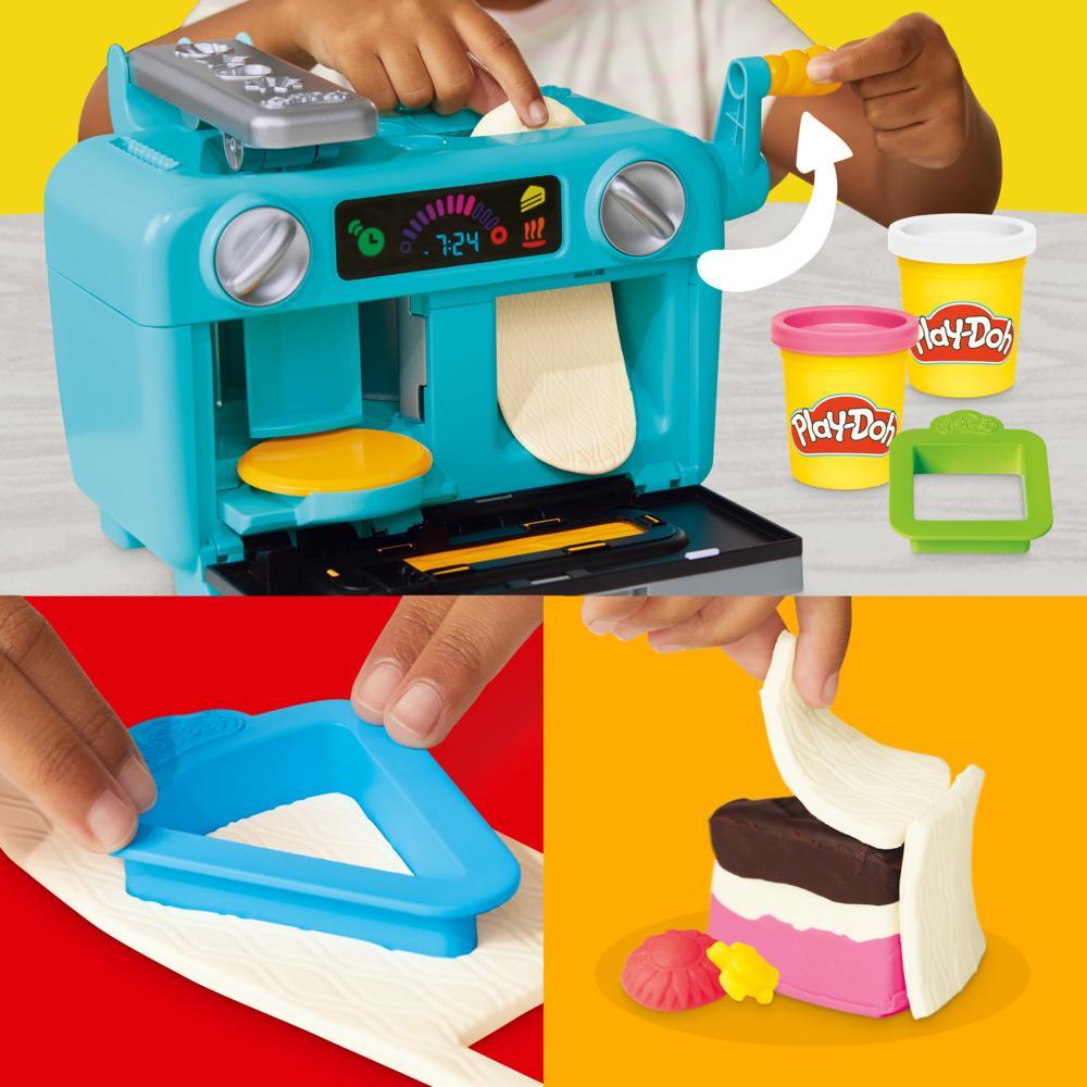 Play-Doh Super Slice Cake Play Kitchen Set Arts Crafts Toys for Kids 3 - Image 5