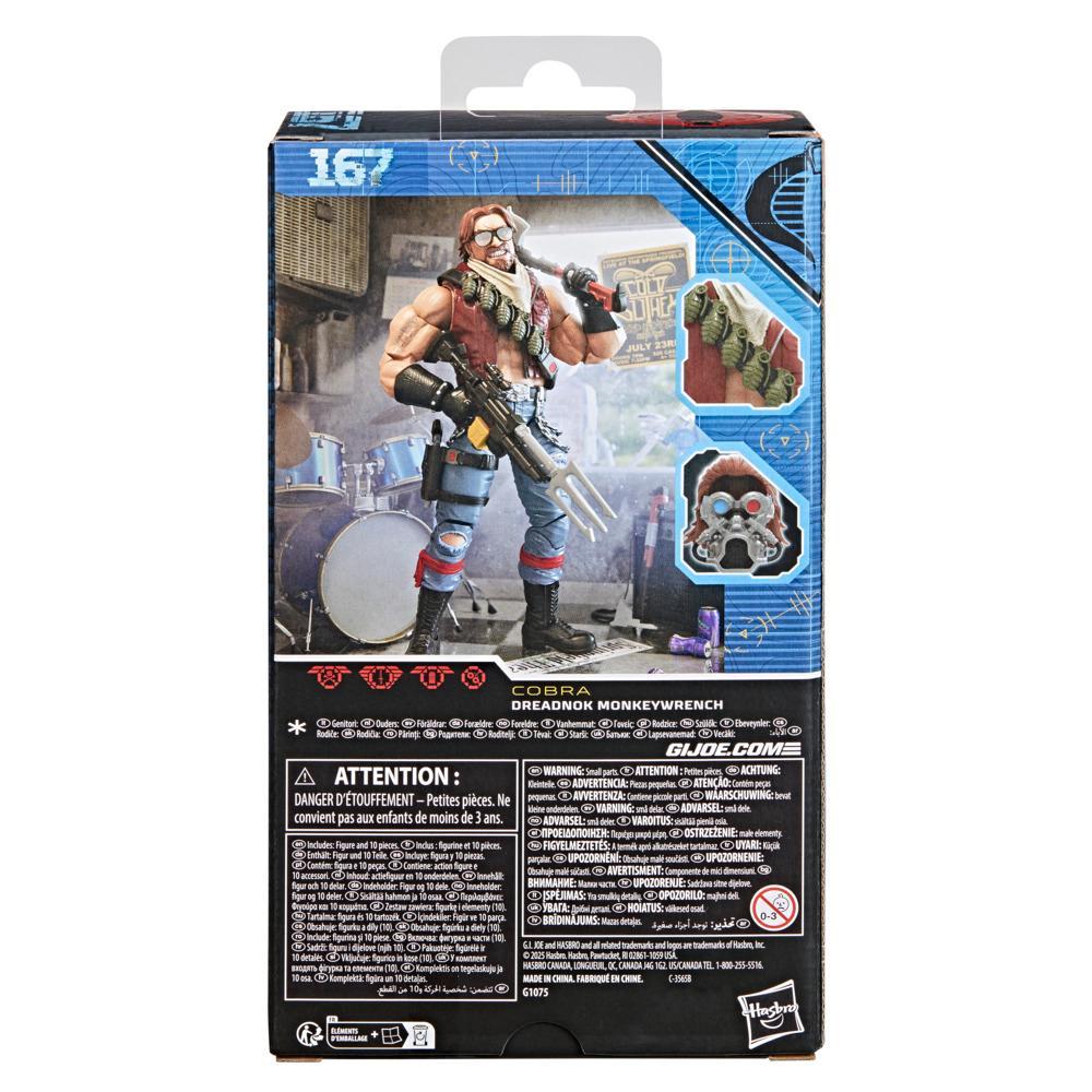 GI Joe Classified Series 167 Dreadnok Monkeywrench Action Figure - Image 9