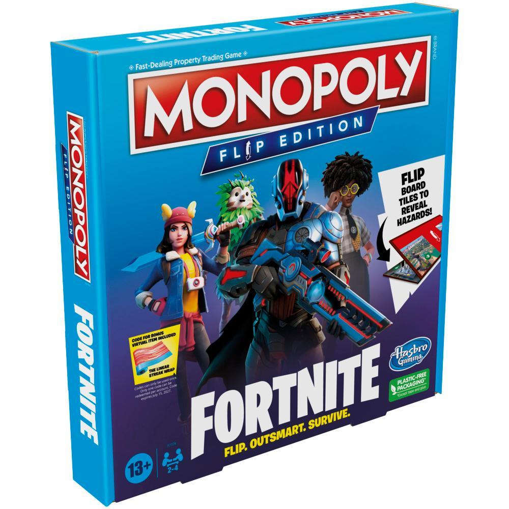 Monopoly Flip Edition Fortnite Board Game Monopoly Game Inspired by Fortnite Ages 13 - Image 7