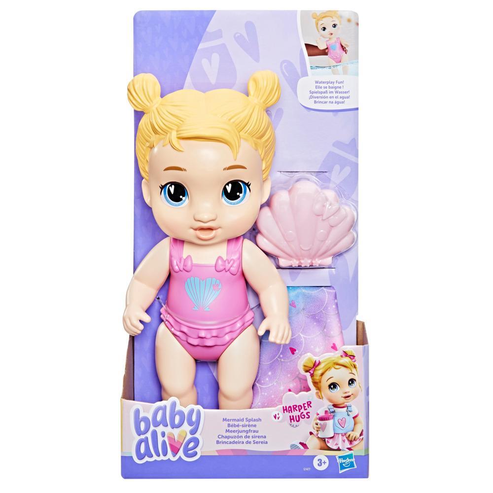 Baby Alive Mermaid Splash Harper Hugs Baby Doll - Image 7