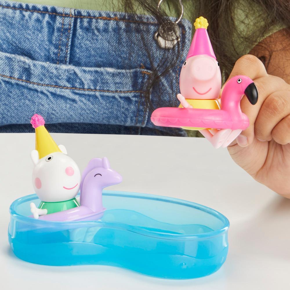 Peppa Pig Toys Peppas Pool Party Playset with 2 Figures Preschool Toys for Kids 3 - Image 9