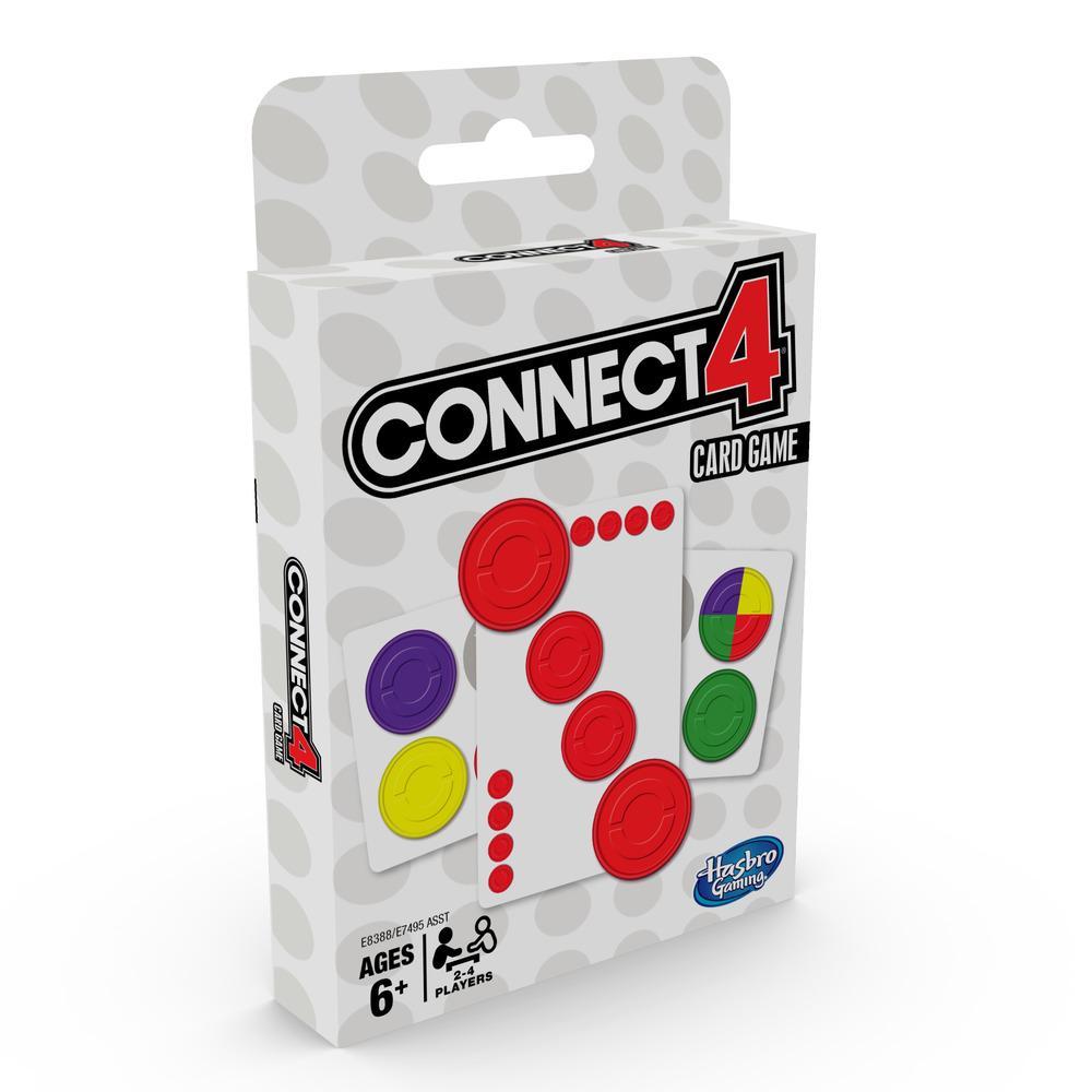 Connect 4 Card Game for Kids Strategy Game Travel Games for Kids Gifts for Kids 4-in-a-Row Game