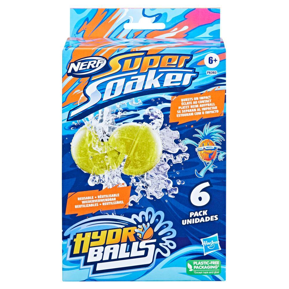 Nerf Super Soaker Hydro Balls 6-Pack Reusable Water-Filled Balls - Image 7
