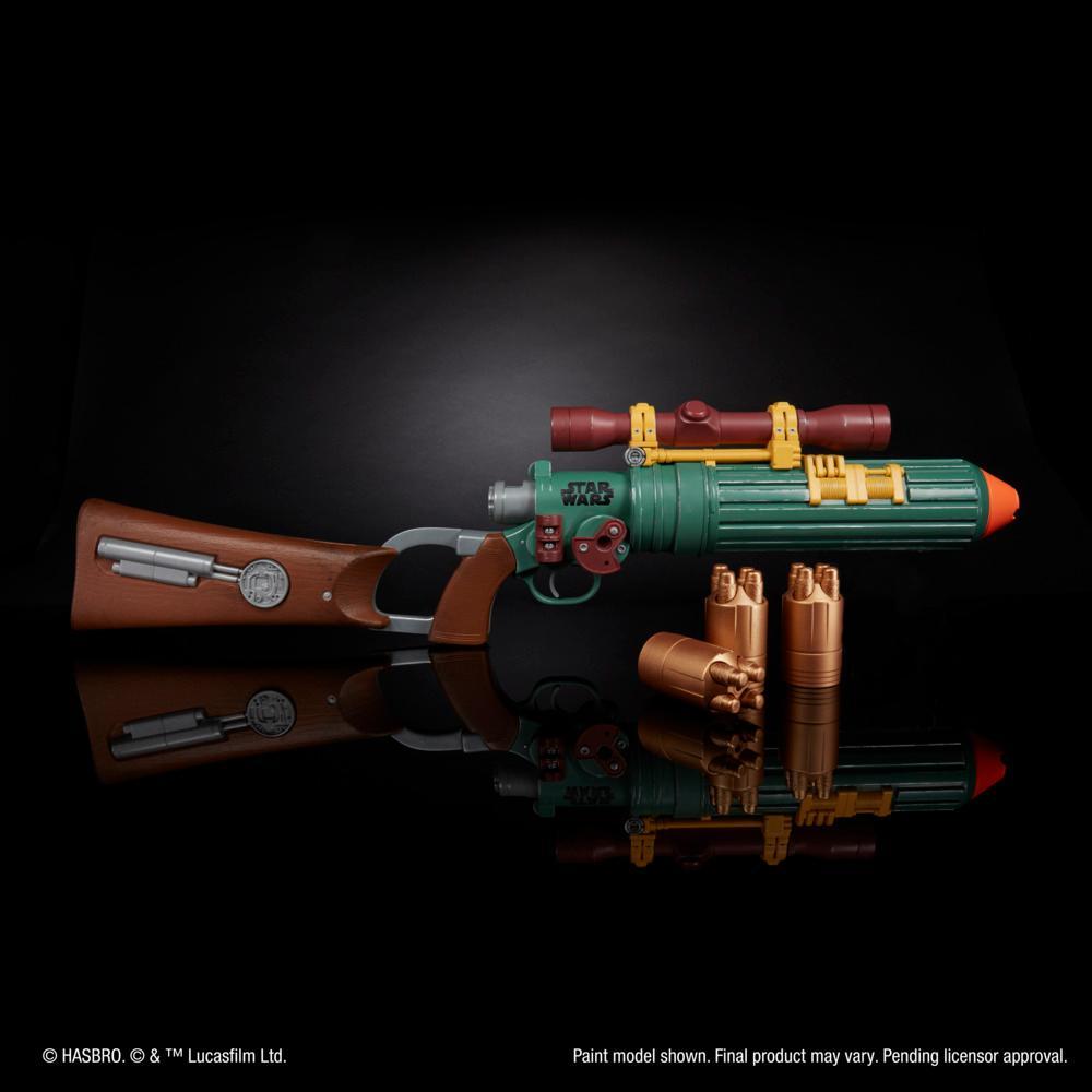 Nerf LMTD Star Wars Boba Fetts EE-3 Blaster The Book of Boba Fett Scope 3 Drums 12 Nerf Elite Darts - Image 3