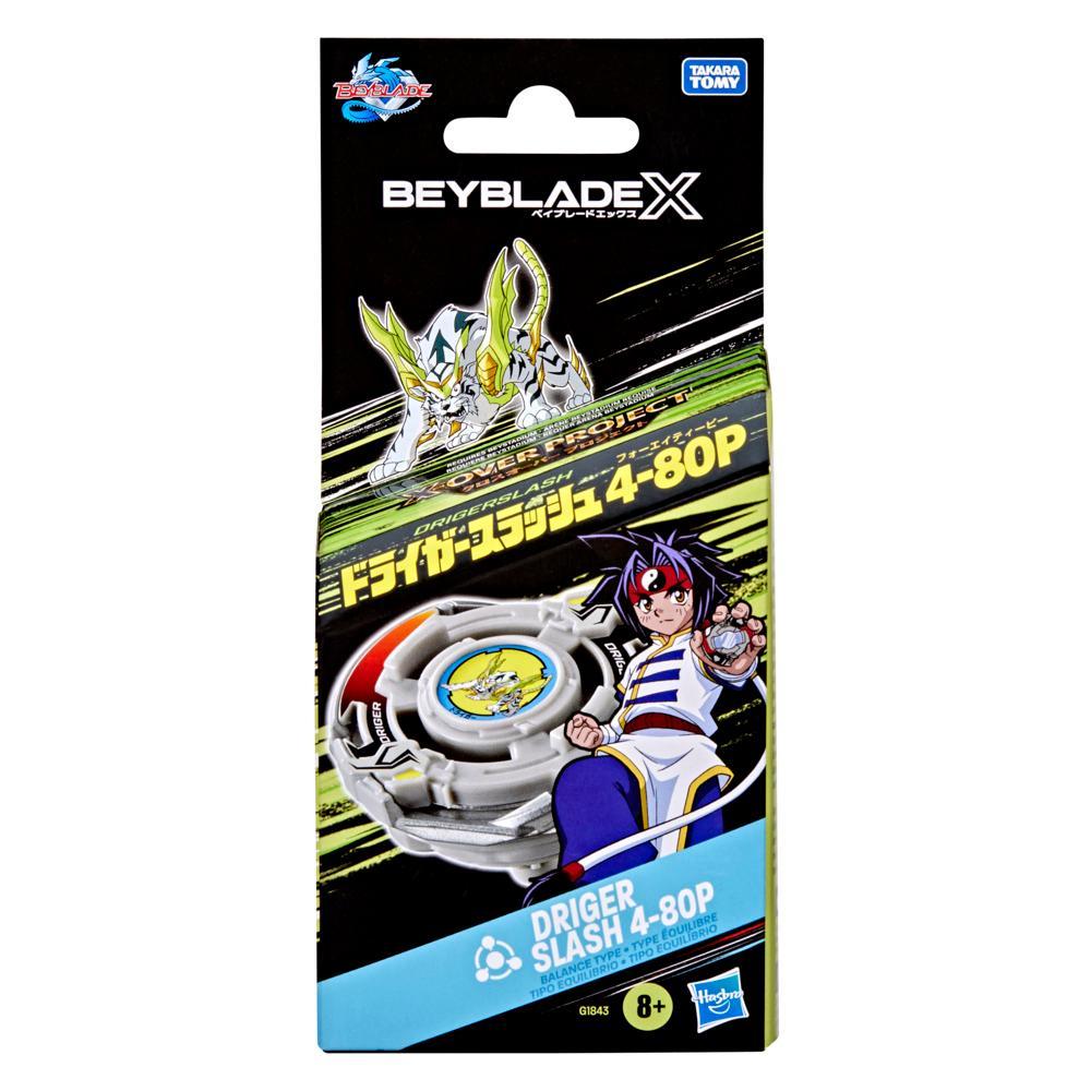 Beyblade X X-Over Project Driger Slash 4-80P Starter Pack Set with Balance Type Top Launcher Ages 8 - Image 2