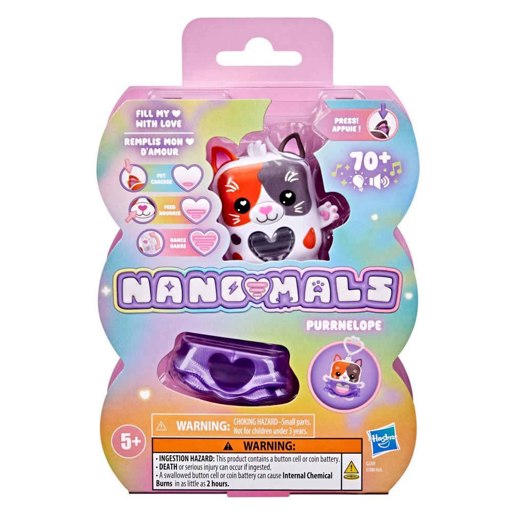 Hasbro Nano-mals?Purrnelope the Calico Kitty Electronic Fidget Pet - Image 7