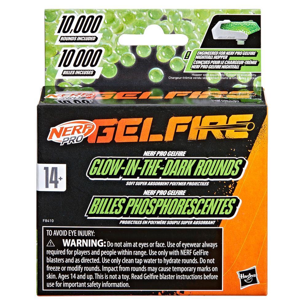 Nerf Pro Gelfire Glow in the Dark Rounds 10000 Rounds Ages 14 Up - Image 2